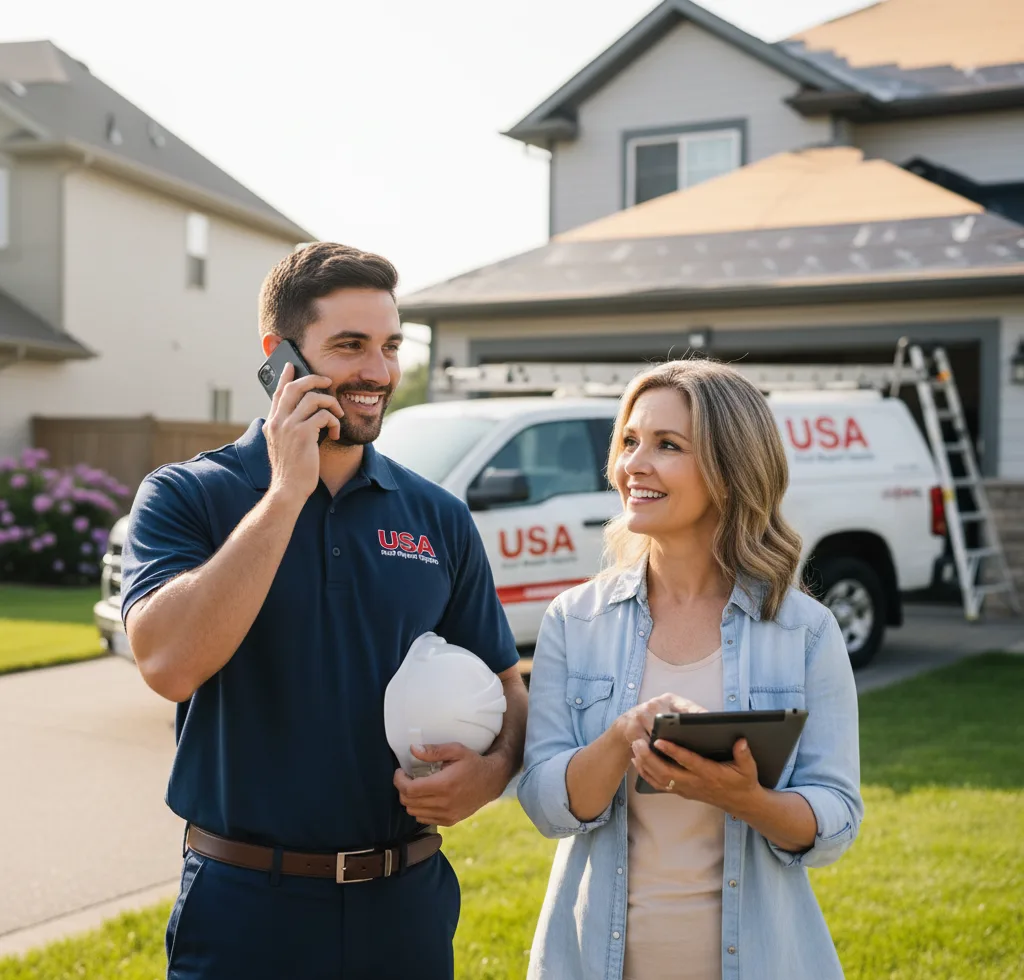 USA Roof Repair Experts customer support in Signal Hill